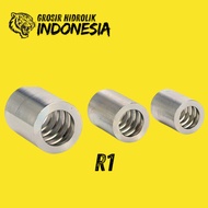 3/ 4 inch R2 (2 wires) ferrule sleeve hydraulic hose hydraulic iron