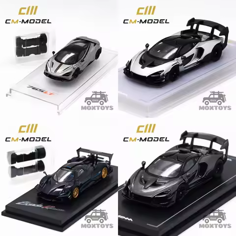 CM MODEL 1:64 765LT Senna Zonda Diecast Model Car