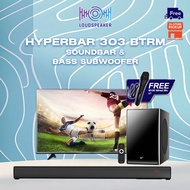 Vinnfier VF Hyperbar 303 BTRM Wireless Bluetooth Soundbar & Bass subwoofer 3D Effect with Mic Jack