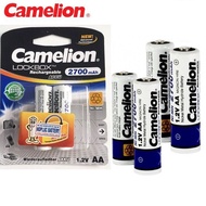 Pin Sạc Camelion AA (2A) 2700mah. Pin Sạc Camelion AAA (3A) 1100mah. PIN SẠC AA 2700 pin sạc aaa 1