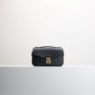 Lv east west新款小郵差包/黑壓紋