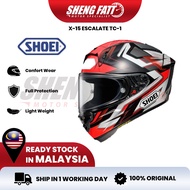 SHOEI X-FIFTEEN Escalate TC1 TC2 TC10 Helmet Motor Visor Topi Keledar Full Face Superbike X-15 X15
