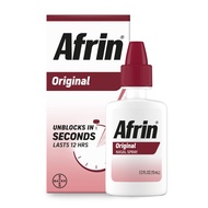 Afrin Original Strength Nasal Decongestant Spray 0.5 Fl Oz, Pack of 6