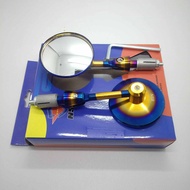 Spion jalu bulat 2tone twotone spion bar end universal semua motor mio beat Scoopy vario jup mx jup 