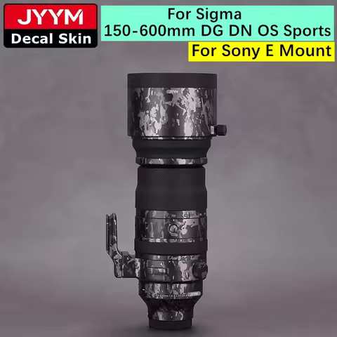 Lens Sticker For Sigma 150-600 DG DN OS Sports Decal Skin Vinyl Wrap Film Protector Coat For Sony E 