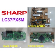 SHARP LCD TV LC37PX5M 37PX5M Power Board SRV2074WW Main Board QPWBXD892WJTX T-Con Board 82-D000204S