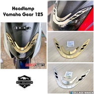 Garnis Headlamp Mio Gear 125 Cover atas lampu depan Mio Gear 125 Garnish Headlight Mio Gear 125