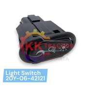 Light Switch - 20Y-06-42121 20Y/0642121 - Komatsu Excavator PC78US-8 PC88MR-8 PC130-8 PC200-8 PC300-