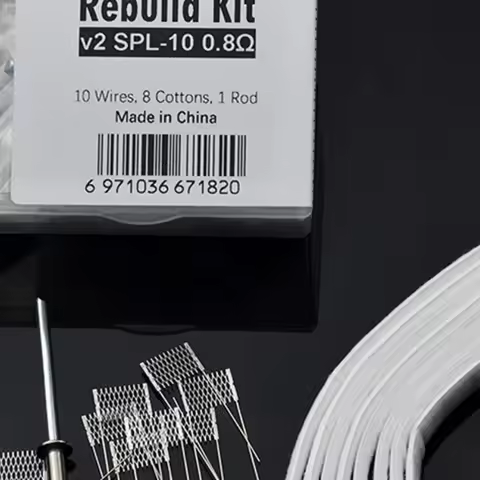 1Set High Quality DIY Rebuild Kit V2 Spl-10 0.6/0.8ohm Spl-10 1.0/1.2ohm Mesh Coil Resistance Wire R
