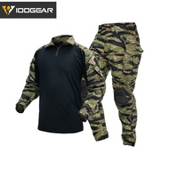 IDOGEAR Tactical G3 uniform BDU Clothes Shirt & Pants With Protective Pads Sports Hiking Clothings 3