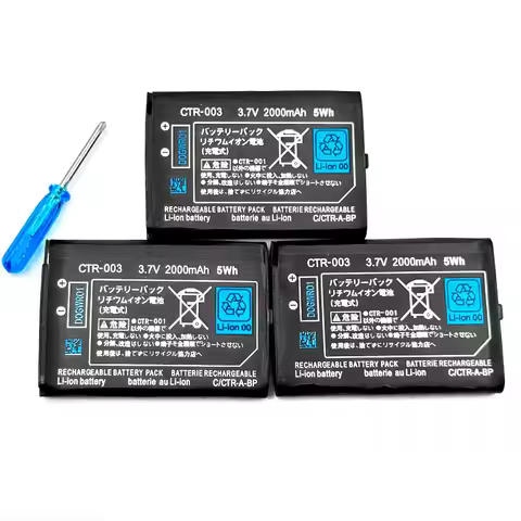 CTR-003 2000mAh lithium battery For Nintendo 2DS 3DS NEW 2DS XL Battery CTR-003 For Nintendo 3DS N3D