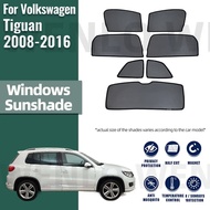 Car Sunshade For Volkswagen VW Tiguan 5N 2008-2016 Magnetic Car Sunshade Shield Front Windshield Fra