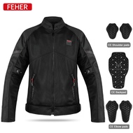 【Household groceries】 2023 New Summer Motorcycle Jacket Motocross Breathable Mesh With CE Certified