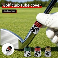 FLYTOP 1PC Golf Tube Sleeve Skull Pattern Protective Rubber Cover for Wood and Iron Clubs Golf Club 