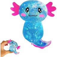 1 Sensory Fidget Stress Axolotl Toy, Cute Maltose Filled Axolotl Fidgets, Party Gift Axolotl Taba Sq