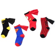 Spring Marvel Socks Kids Spiderman The Captain America Socks Boys Girls Cotton Football Sports Socks