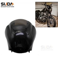 Motorcycle Modified Windshield Headlamp Shade Fairing Suitable for Harley XL883 1200 Dina Fairing