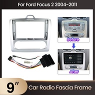 2Din Car Radio Fascia Frame Fit for Ford Focus 2 S-Max 2005-11 Car
