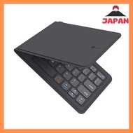 [Direct from Japan][Brand New]iClever Bluetooth Keyboard Foldable Wireless Keyboard Multi-Pairing for ipad / iphone Keyboard USB Lightweight Thin Leather Cover Wallet Type Unfoldable 360 Degree Rotation Compatible with iOS / Android / Windows (Black) IC-B