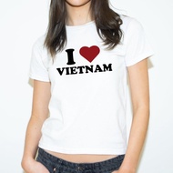 [BABY TEE, BOXY, T-SHIRT] I Love VIETNAM T-SHIRT - I Love VIETNAM September 2 Love National Day Comm