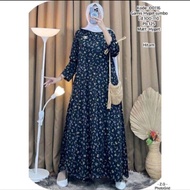 GAMIS HYGET GRESIA JUMBO BUSUI GAMIS MOTIF BUNGA KECIL