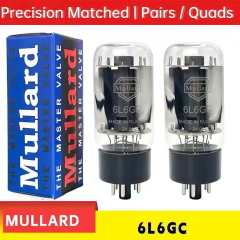 Mullard 6L6GT Vacuum Tube Reissue - Smooth Overdrive, Warm Tone, Balanced Sound for 6L6 Tube Amplifi