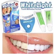 whitelight ชุดเลเซอร์ฟอกฟันขาวใน 10 นาที - ฟ้า ซิลิโคนใสครอบฟัน 1 คู่ ฟันบน/ฟันล่าง