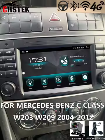 Car OEM Carplay For Mercedes Benz C G-Class W203 W209 C200 C230 C240 C320 C350 2004-2012 GPS WIFI 4G