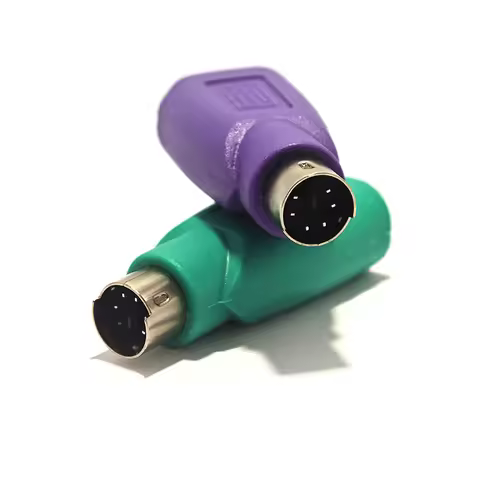 Keyboard Mouse Converter PS2 PS/2 Male To USB Female Adapter Converter For Usb Accessories Purple an