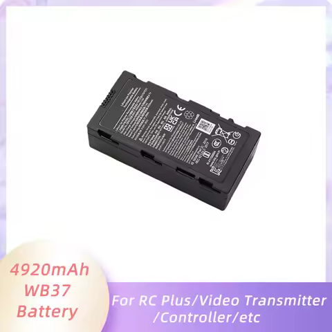For RC Plus 4920mAh Power Batteries Replacement Spare Parts New WB37 Smart Video Receiver Battery Ac