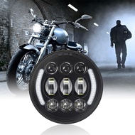 Motorcycle Lighting System 12V 30W Round Led Headlights 5.75 Led Headlight Motorcycle  For Motorcycl