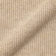 มูจิ เสื้อสเวตเตอร์แบบซิปครึ่งตัวผ้าวูลแขนยาว ผู้ชาย - MUJI Mid-Gauge Wool Half Zip Sweater (AA0TWA5