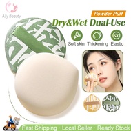 🇸🇬 Triangular Round Air Cushion Makeup Puff For Foundation Makeup Spongere/Wet And Dry Use With Stor