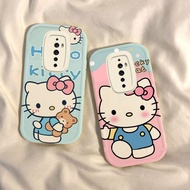 OPPO Reno2F Phone Case Cute Cat Girl Casing OPPO Reno2 Reno5 Soft Silicone Case OPPO Reno6 Reno7 Reno8 Reno8Z Reno8T 5G