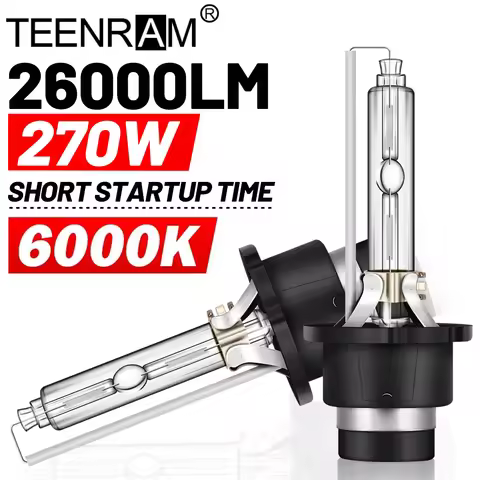 2Pcs D4S D4R 4300K 5000K 6000K 8000K 10000K 12000K HID Bulb CBI HID Xenon Headlight Bulb 26000LM 270