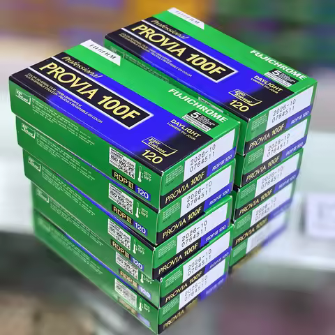 1-6Rolls Original Fujifilm PROVIA120 Color Reversal Film RDP3 100F Positive Film Daylight Type (Dayl