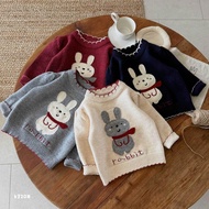 Sweater for HK KIDS girls, standard autumn-winter knitted sweater made in Guangzhou, size 2-7 years 