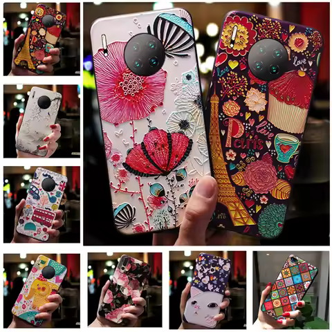 For Nokia 3.4 Case Floral Relief Soft Silicone Back Cover For Nokia 5.4 2.4 6.2 7.2 5.3 8.3 G10 G20 