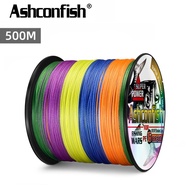 16 Strands 500M Braided Fishing Line Dyneema PE Line X16 Multifilament Line Multicolor Carp Fishing 