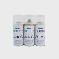 比利時 GHIANT 將噴 HOBBY ACRYL 壓克力噴漆150ml 珠光色系6色（室設/建築/美工）