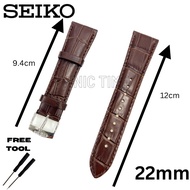(Original) Seiko 7T86-0AC0 / SPC129P1 / 4LD5JB Leather Brown 22mm