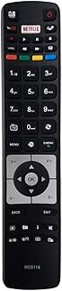 azurano Replacement Remote Control compatible with TELEFUNKEN RC5118 for 32HB5150, 32HB5151, 43FB515