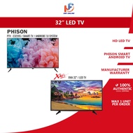 Phison / XMA LED Smart Android TV Digital LED TV T2 (32") PTV-P3230S PTV-E3220S XMA-LE32D01UM PTV-Q3