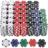 11.5g Poker Chips, 100Pcs Casino Poker Chips Suitable for Texas Poker, 20Pm Chips, Casino Poker Game