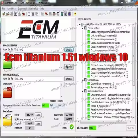 2024 Hot !ECM TITANIUM 1.61 With 26000 + Driver ECM 18259+ Drivers for ecu tool Send link or CD or U
