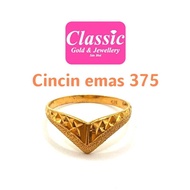 emas 375 cincin/375gold ring/9k ring