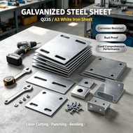 2Cr13/3Cr13 Stainless Steel Plate Galvanized Plate 2-5mm Laser Cutting Bending Drilling for Industri