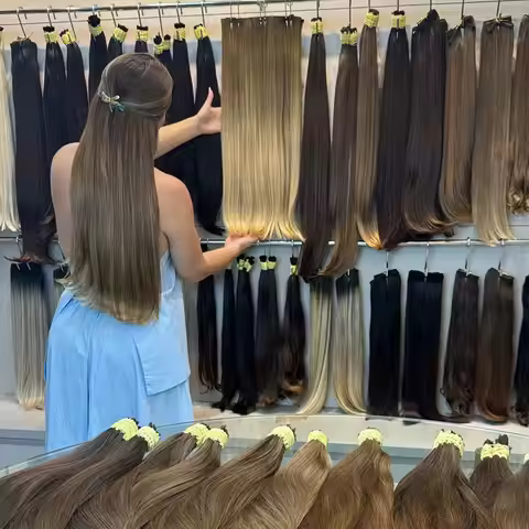 Straight Human Hair Bundles Hair Extensions For Women 613 99j 30 Inch Black Solid Color Raw Brazilia