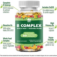 Vitamin B complex contains methyl B12 methyl folate vitamin B6 biotin choline and coenzyme Q10