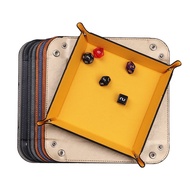 PU dice storage tray, board game accessories key, dice tray